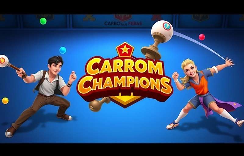 Upcoming Features in Carrom Champions Concept art for upcoming Carrom Champions features including AR mode